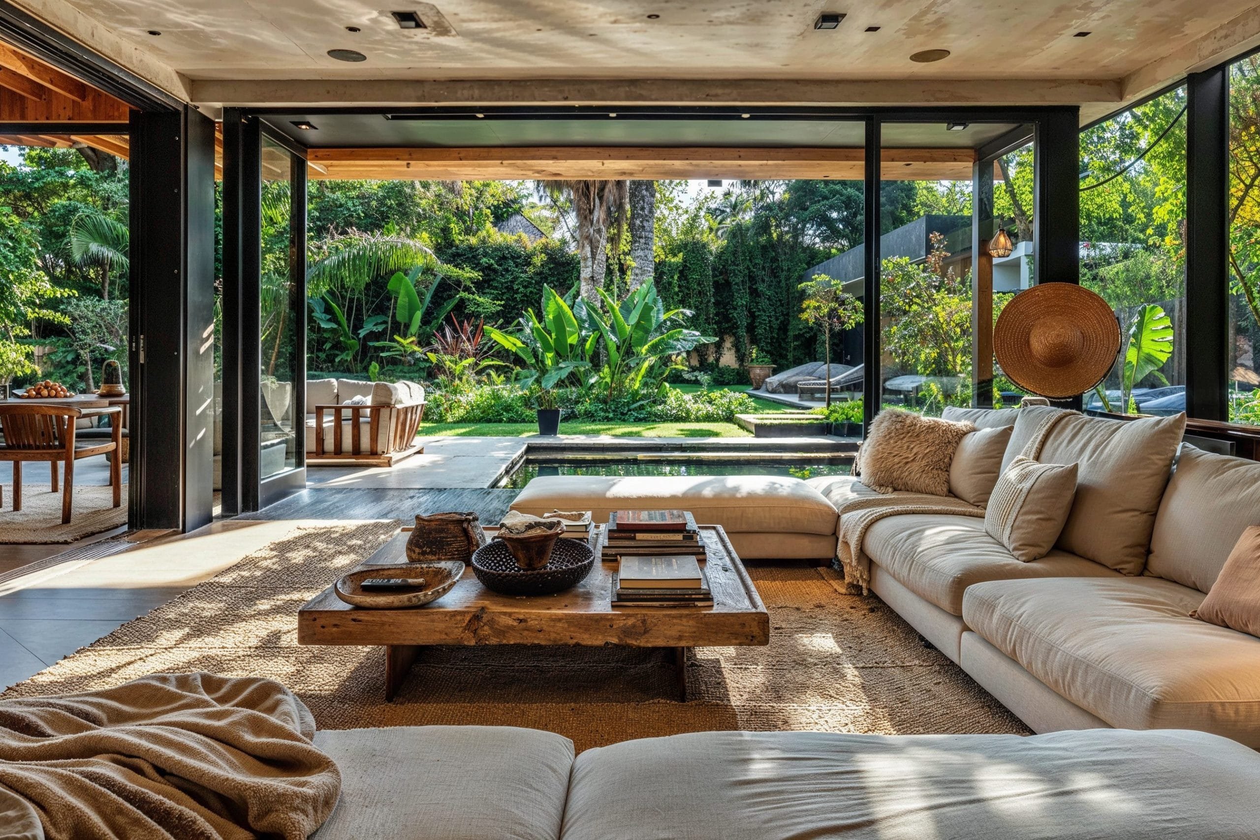 Tropical indoor-outdoor living